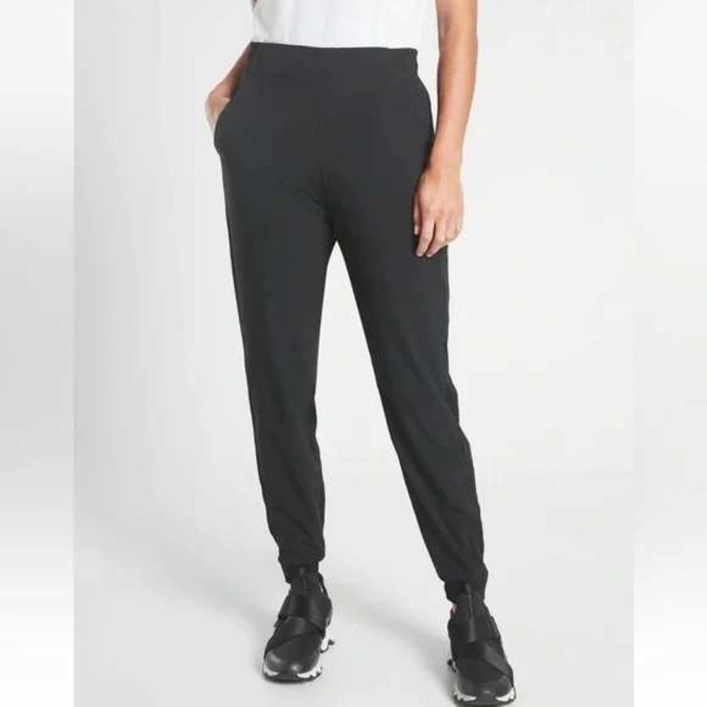 Athleta Brooklyn Lined Joggers Black 8P